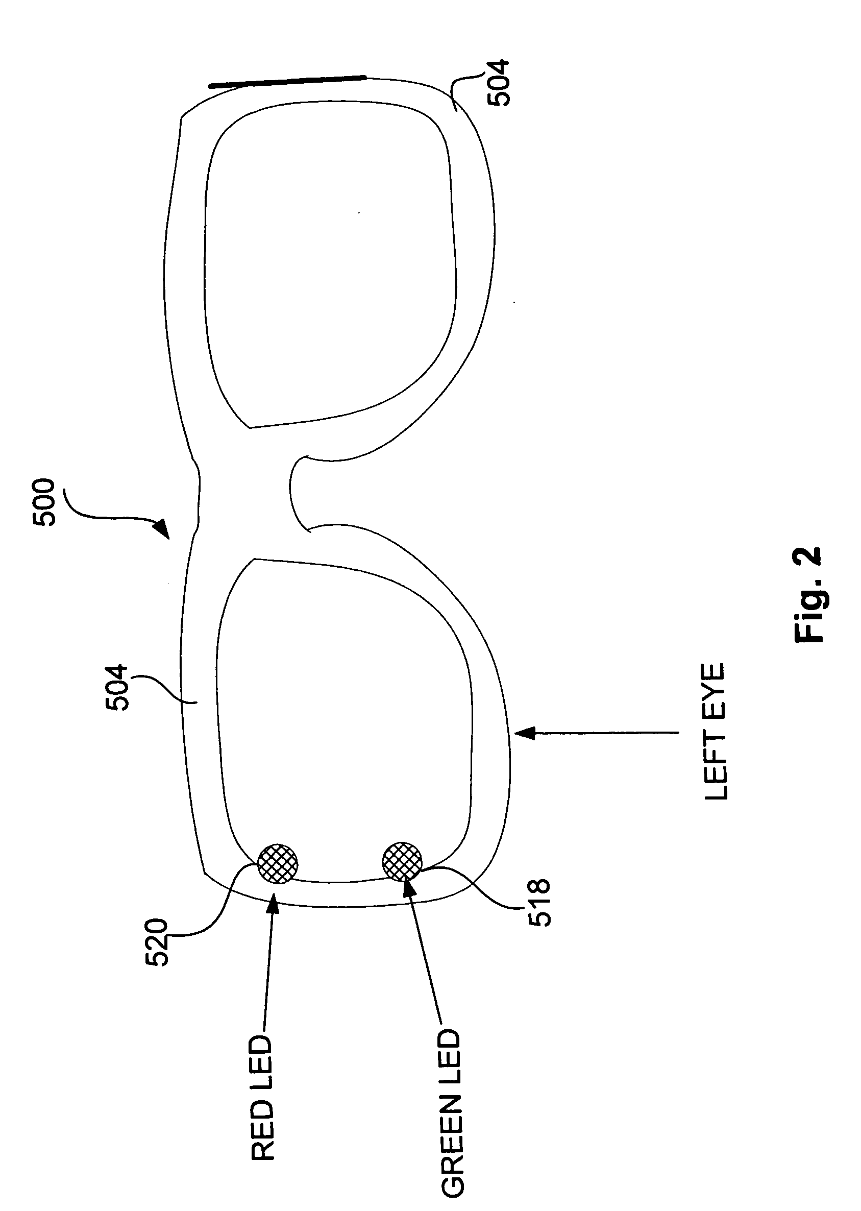 Eyeglasses with a heart rate monitor