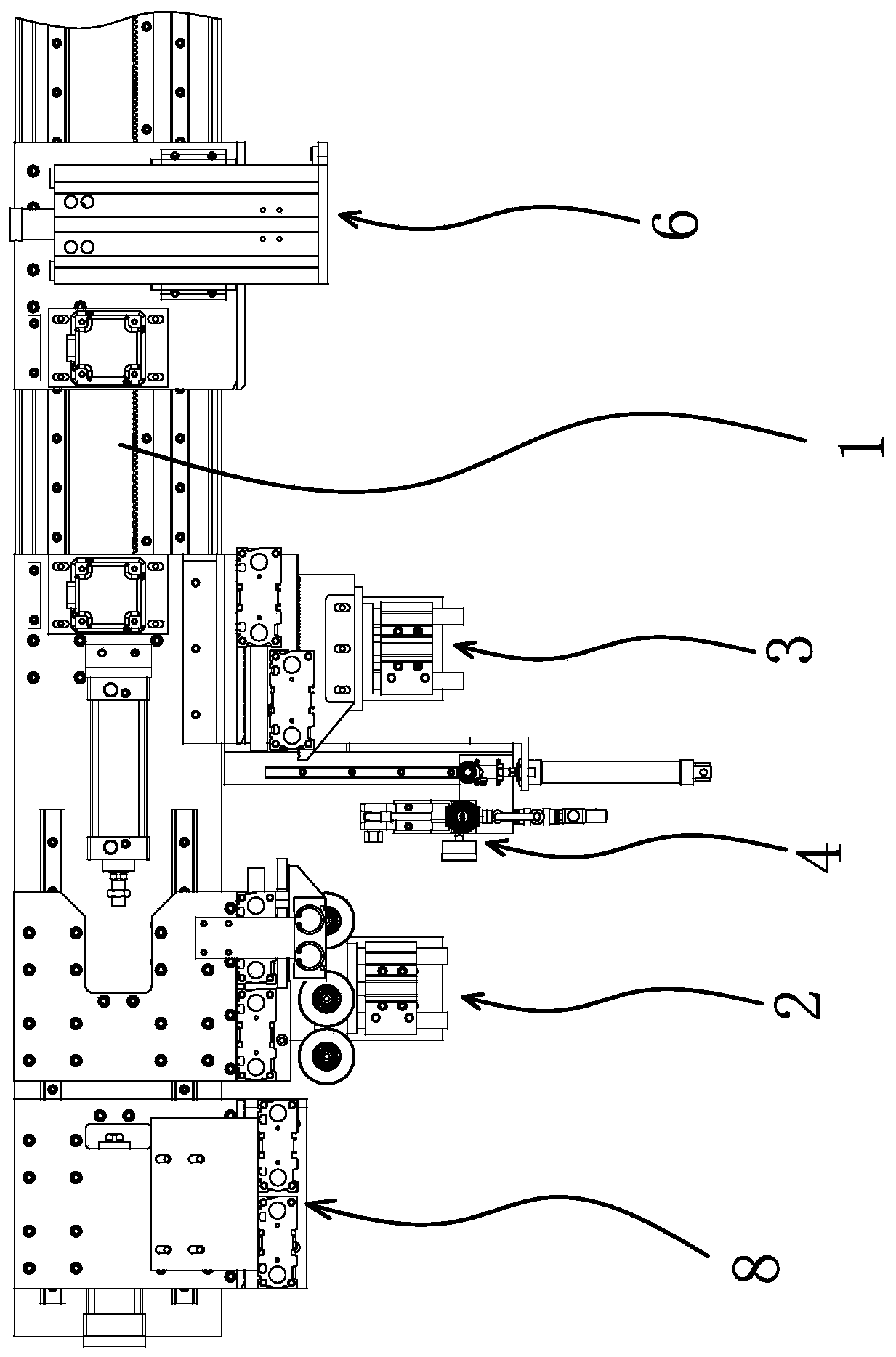 Method for moving connecting and cutting in woodworking