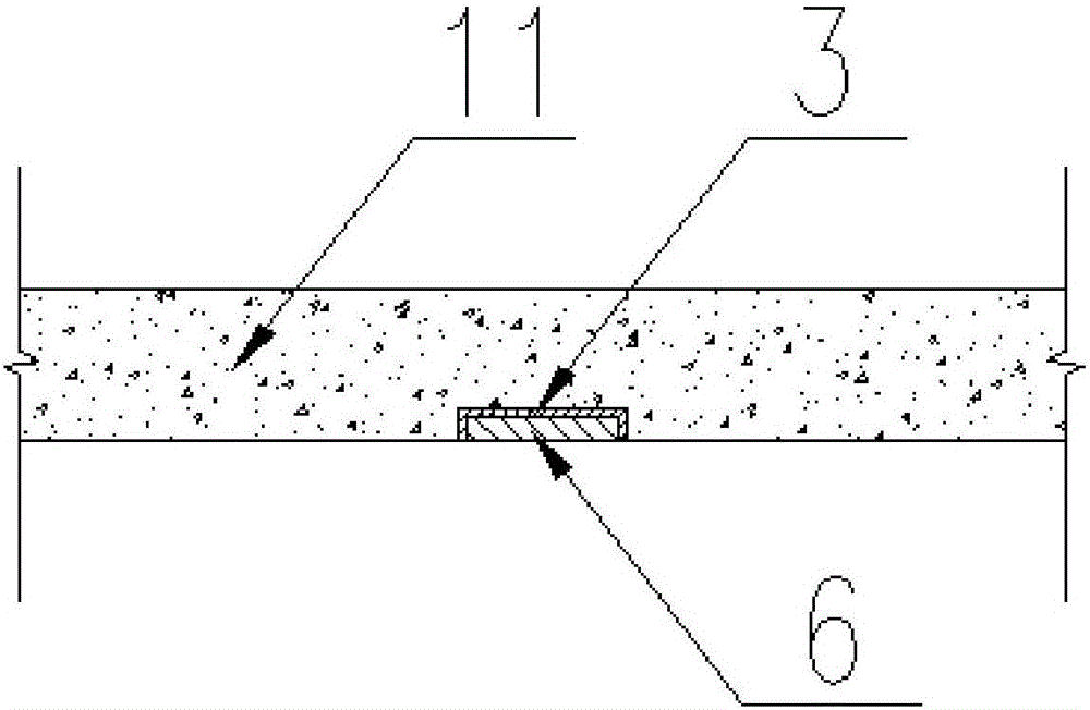 Arrangement structure of lattice-form underground continuous wall