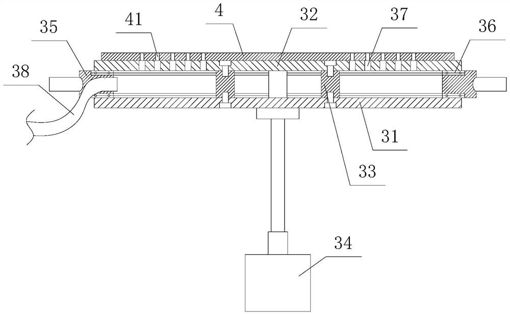 High-precision edge grinding device for monocrystalline silicon epitaxial wafer