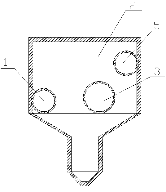 Spiral-flow type hydraulically controlled rainwater intercepting and abandoning switch well system