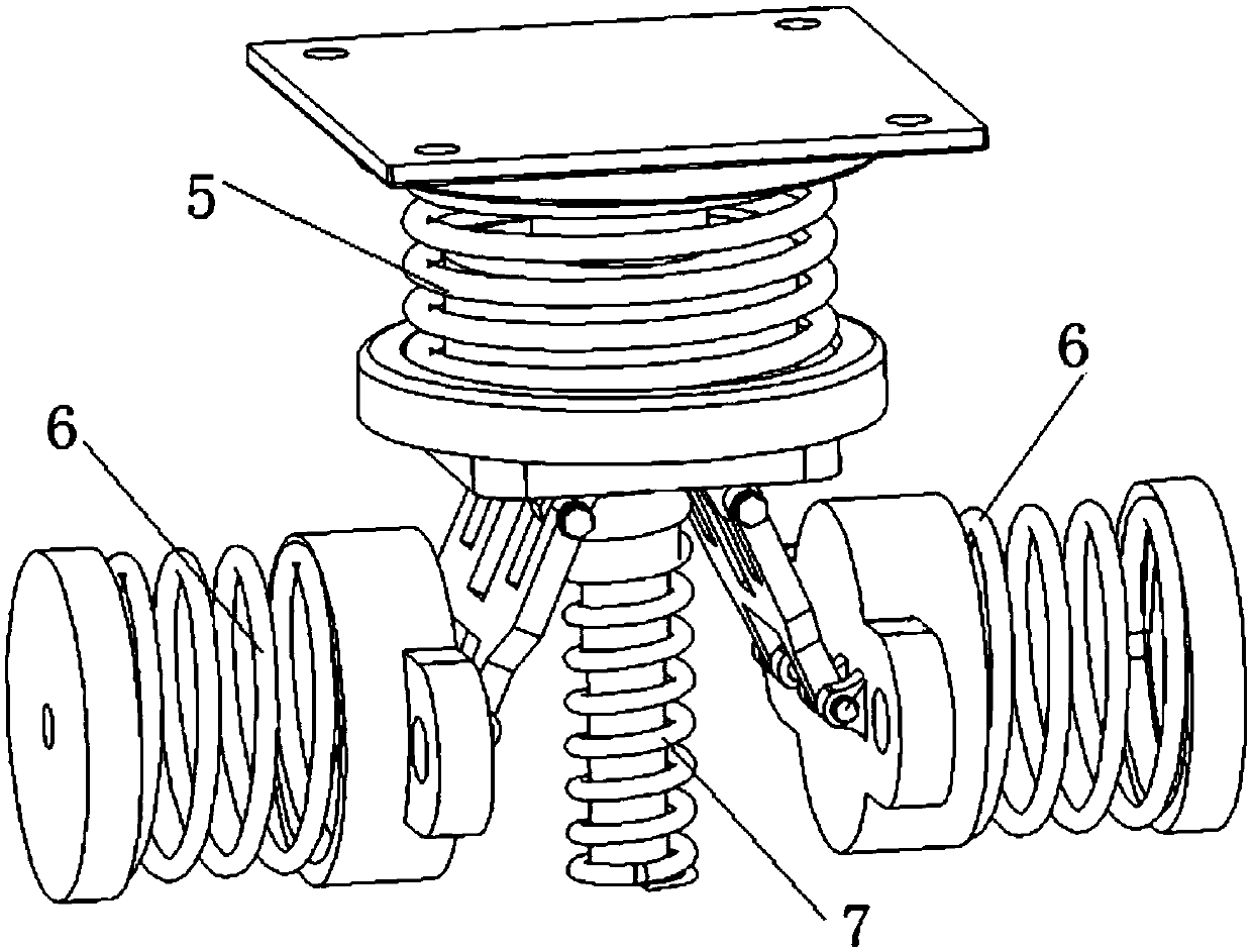 Double-layer vibration isolation chair