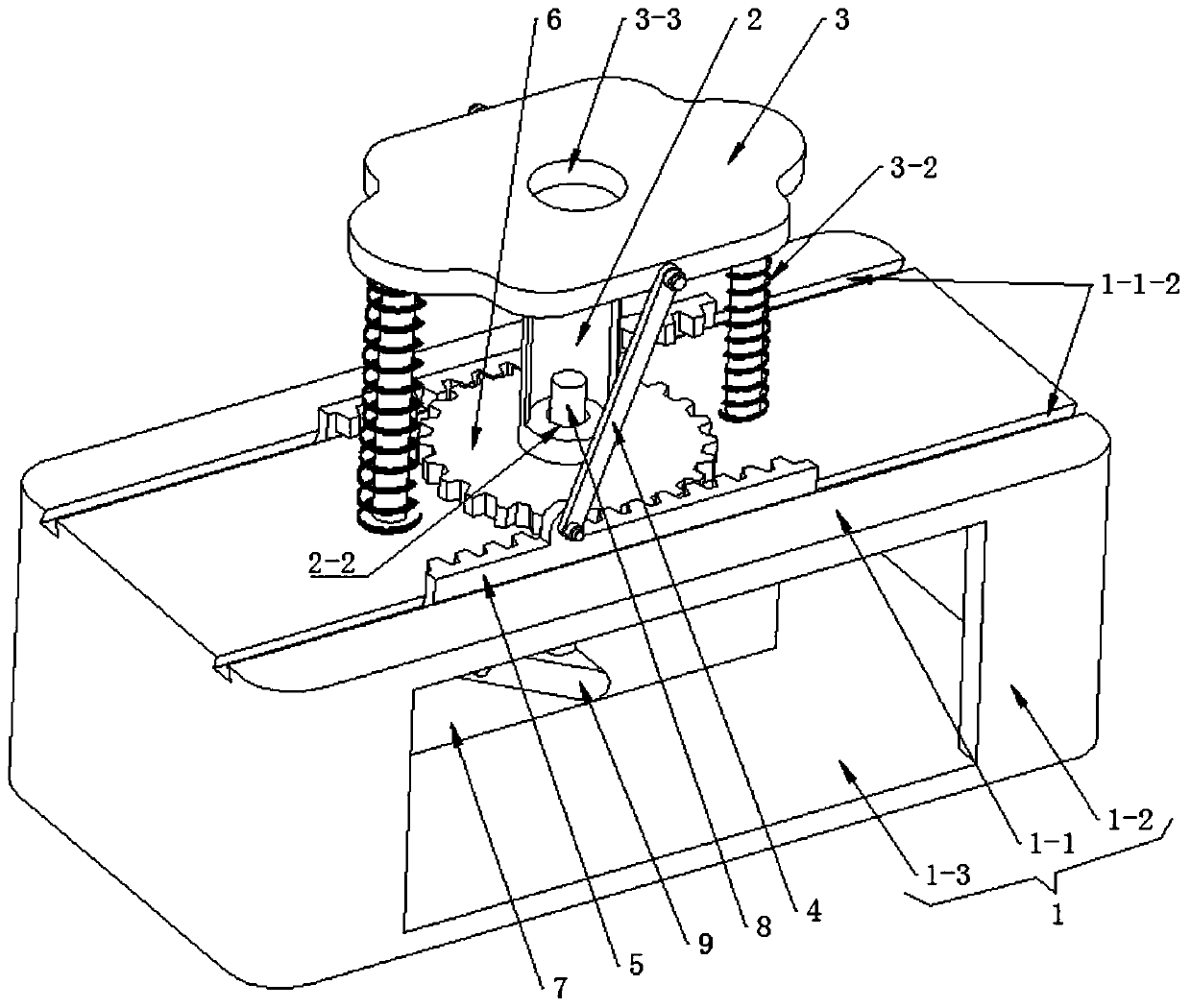 Fruit pit removing device