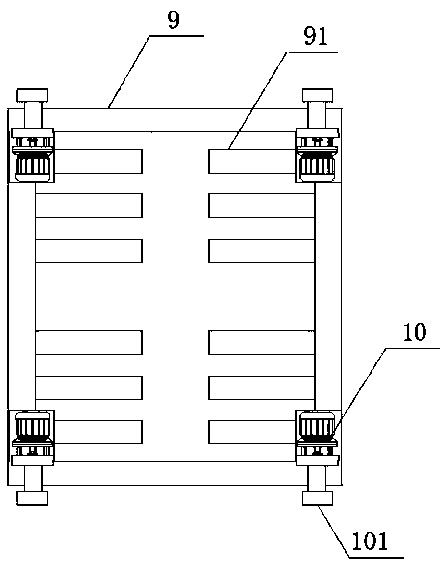 A convenient double-deck lift and traverse parking device with enhanced fixing effect