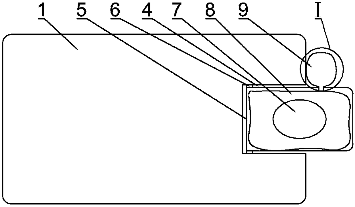 An intermittent anti-jamming machine traction bed that can support the cervical spine in a supine position