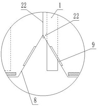 An arch shed ventilation device for agricultural planting and its application method