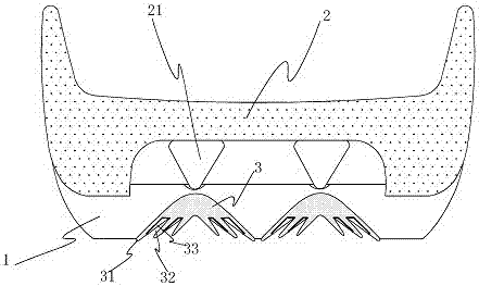 Skid-proof shoe sole