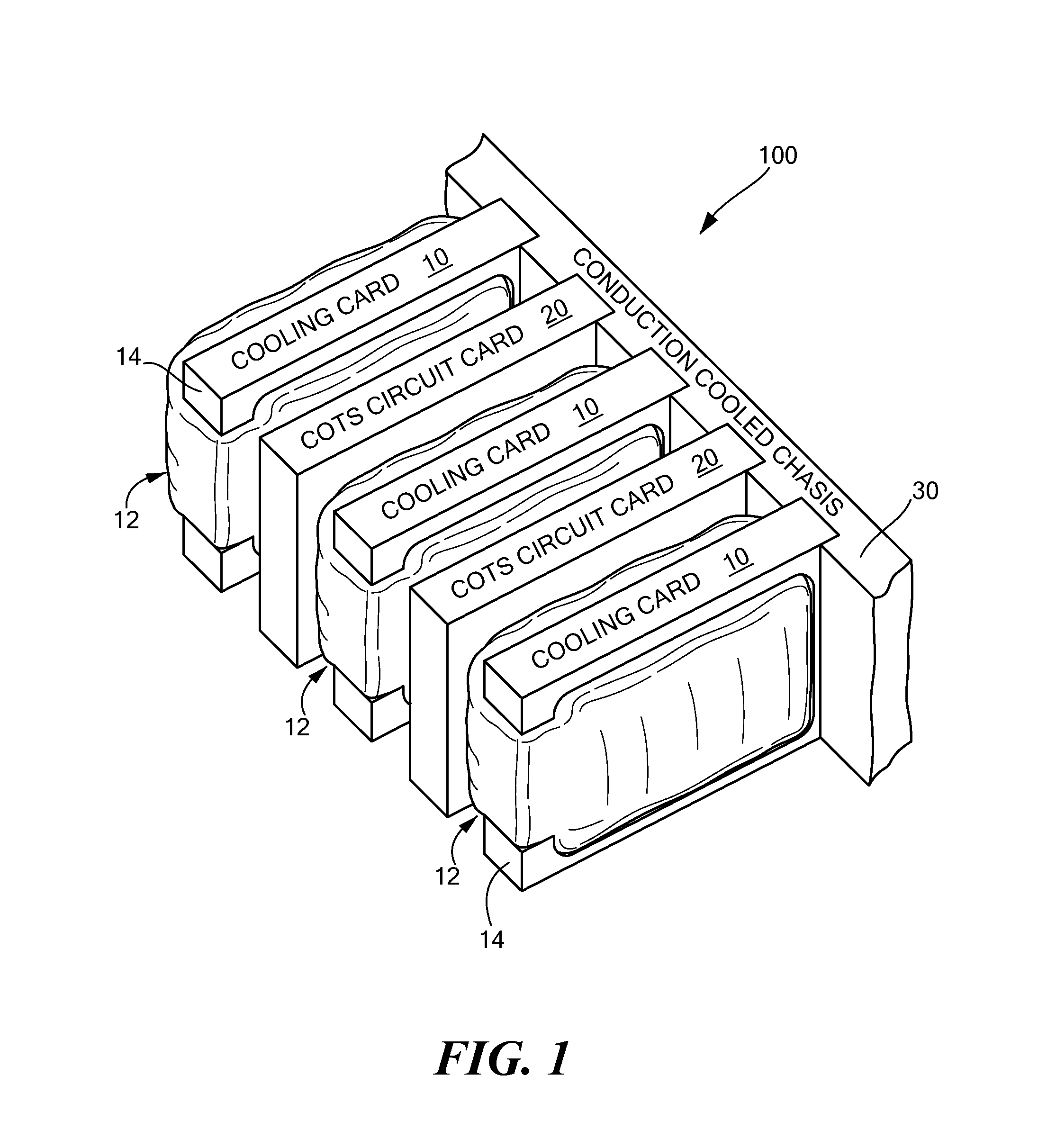 Passive conductive cooling module