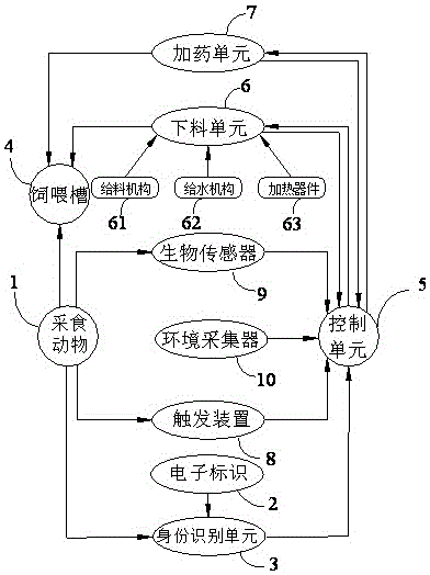 An animal intelligent feeding system and method