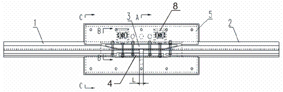 Channel rail expansion adjustor