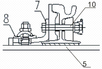 Channel rail expansion adjustor