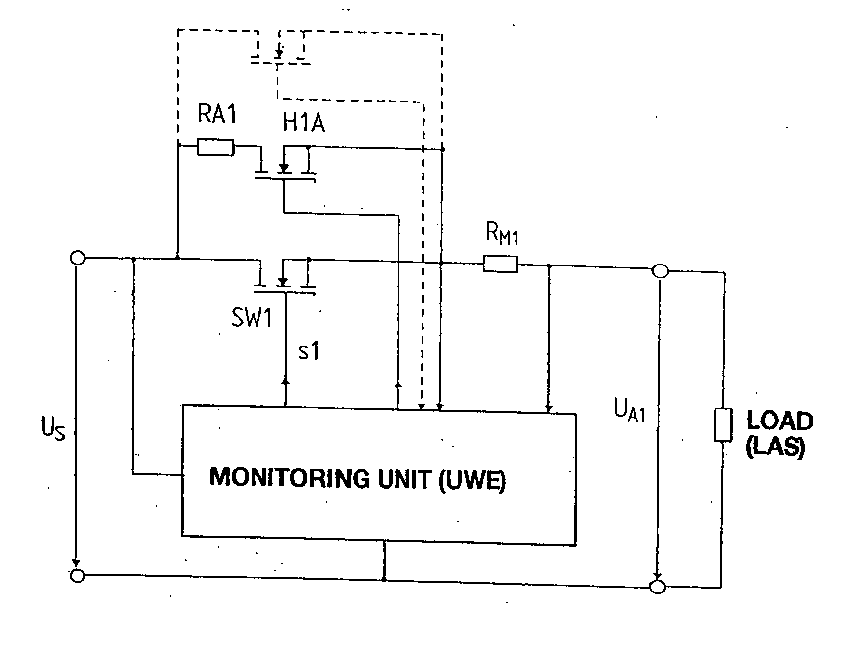 Power supply with disconnect fuse