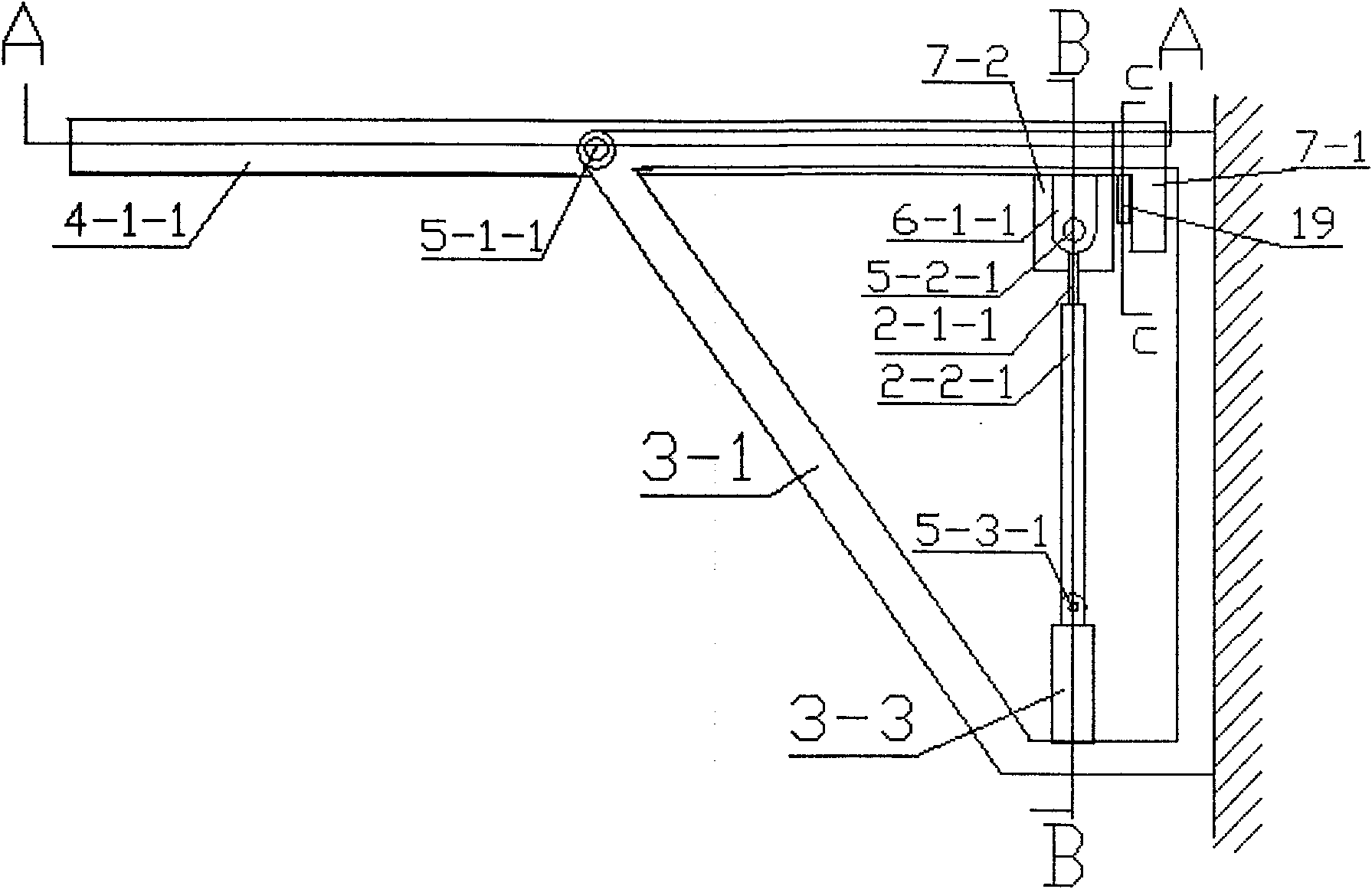 Hydraulic pipe drive multi-point support spur rack drive group synchronization tracking collection solar domestic power supply