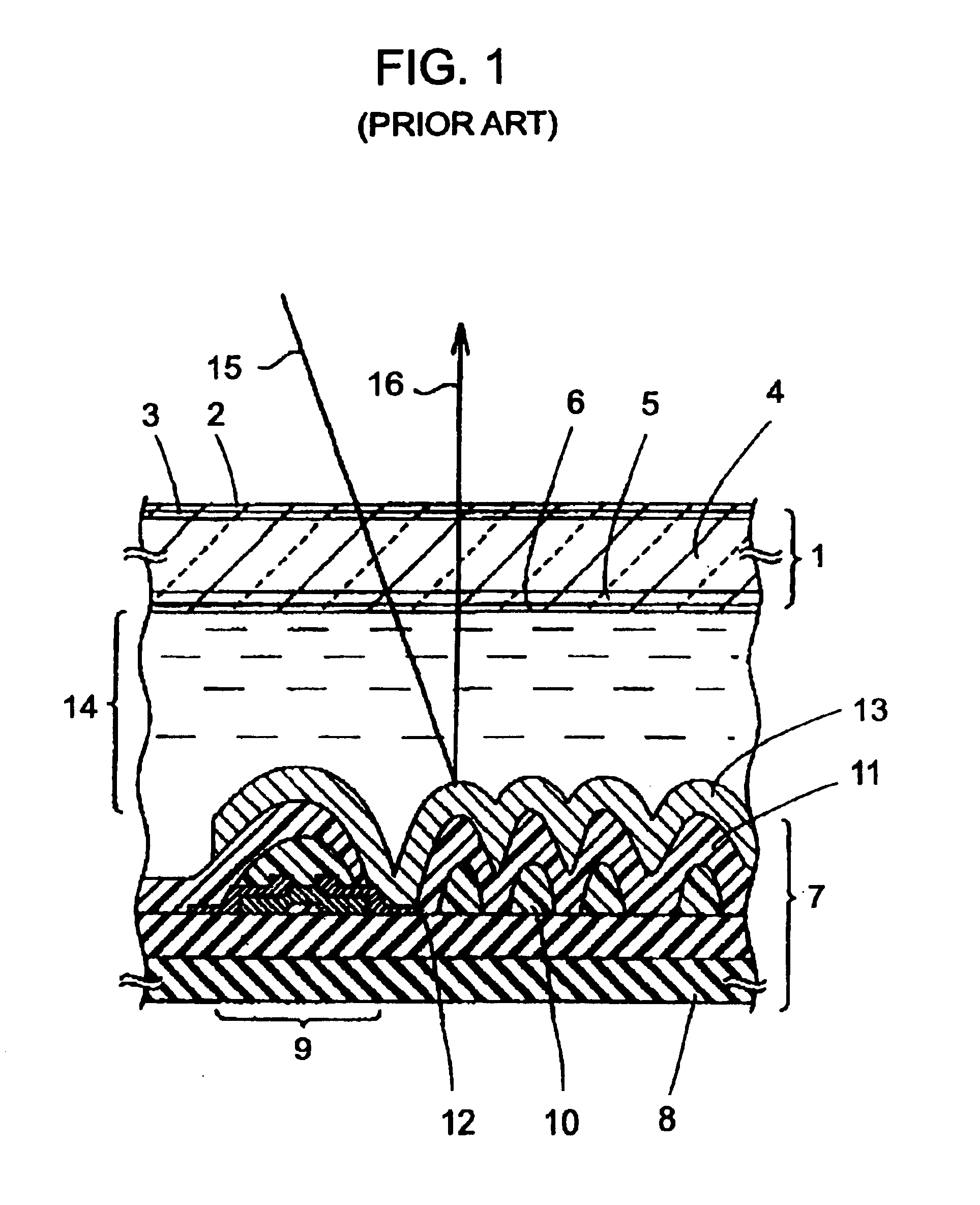 Active-matrix addressed reflective LCD and method of fabricating the same