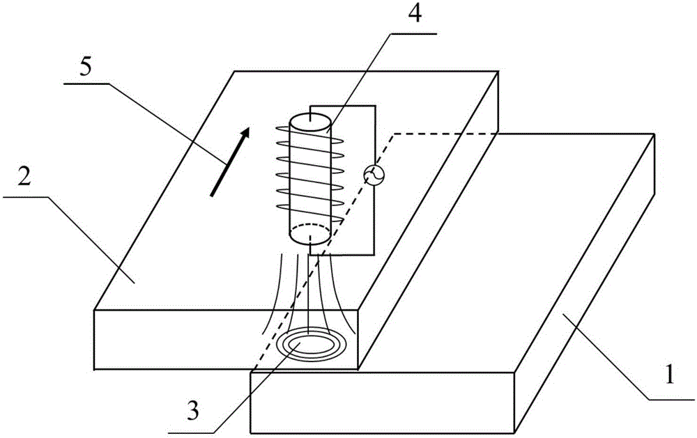 Method for connecting thermoplastic composite with metal