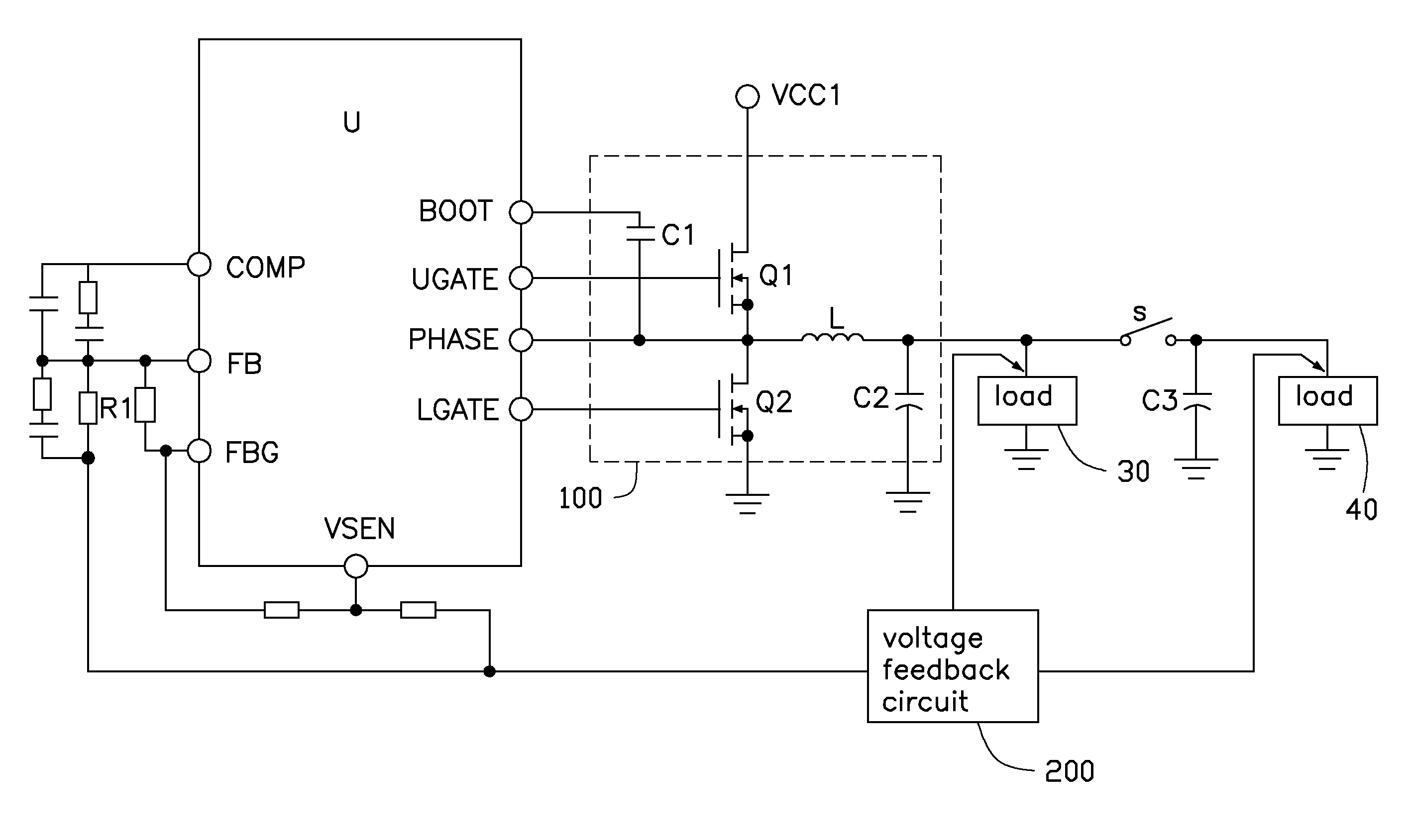 Power supply circuit for motherboard