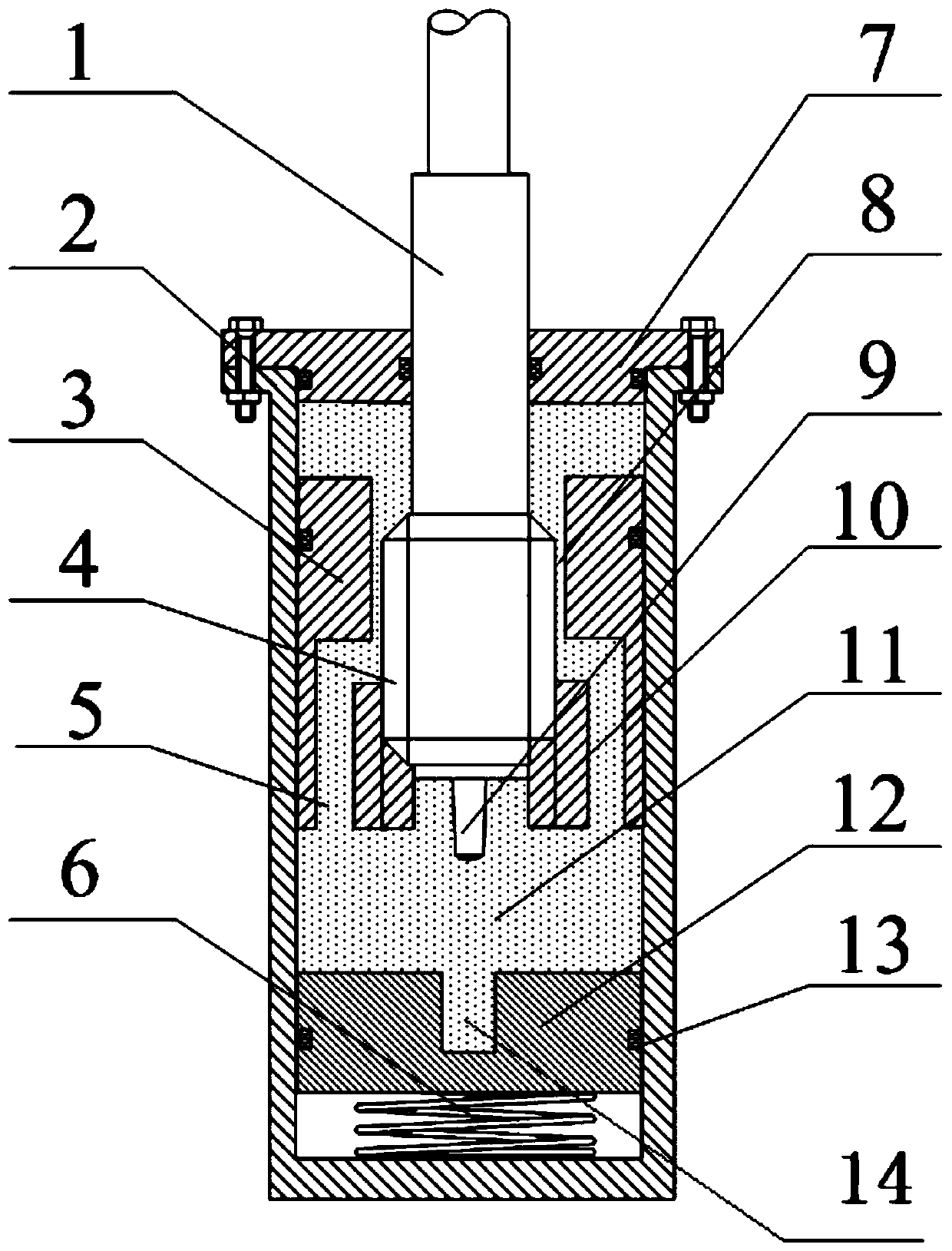 Method and damper for adjustable speed limit of shear thickening damper