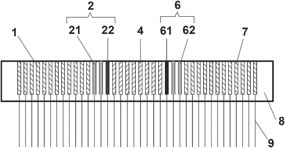 Modularized array electrode of precision simulate welded joint and manufacturing method thereof