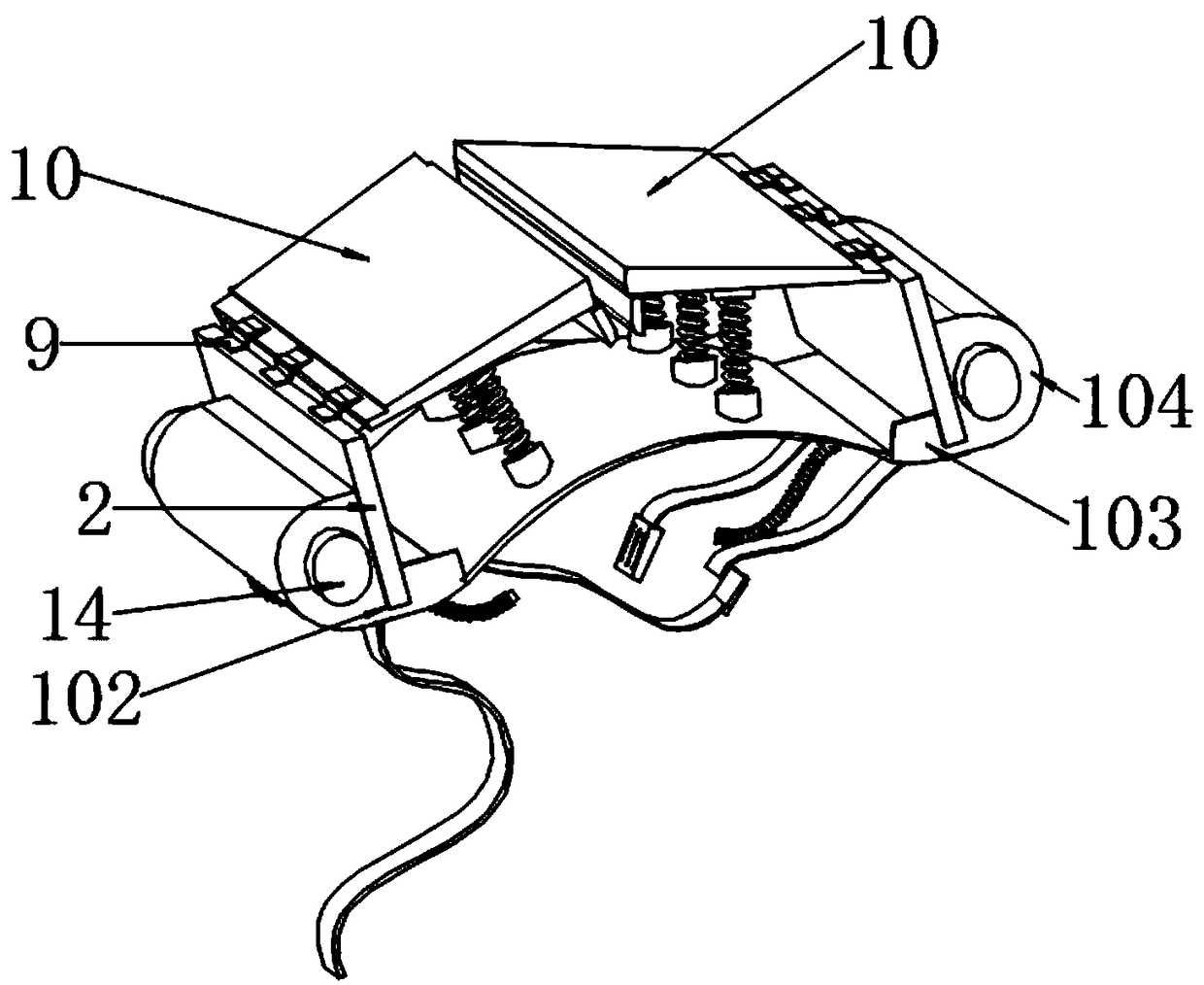 Mine self-rescue equipment with buffering protection function