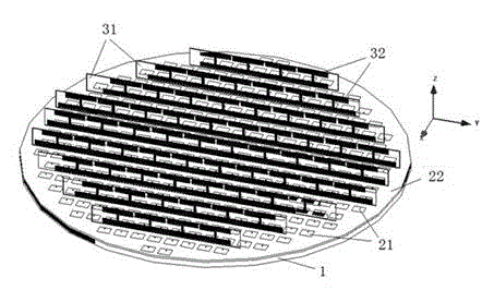 A different-frequency microstrip array and printing oscillator array common-caliber composite antenna