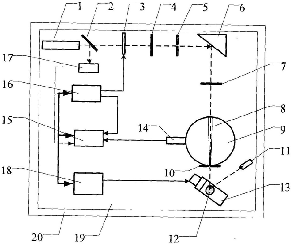 High reflective mirror laser backscatter measurement device