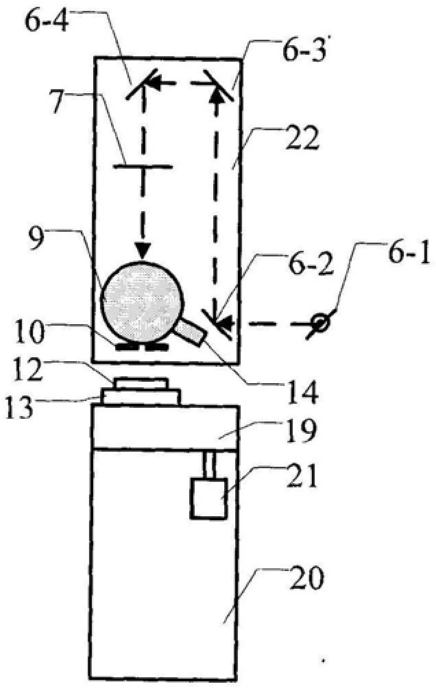 High reflective mirror laser backscatter measurement device