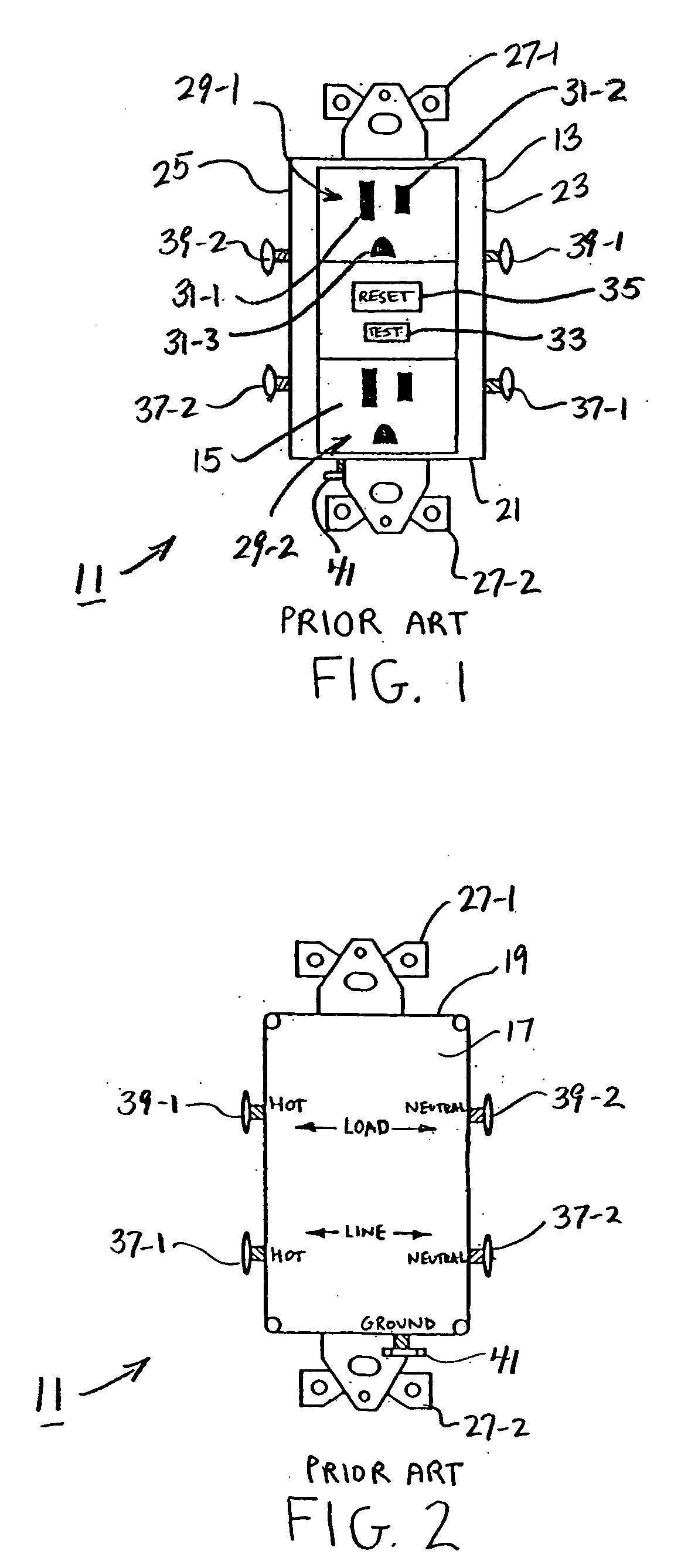 Ground fault circuit interrupter