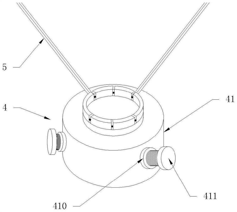 Antenna support maintenance platform based on shared tower and use method thereof