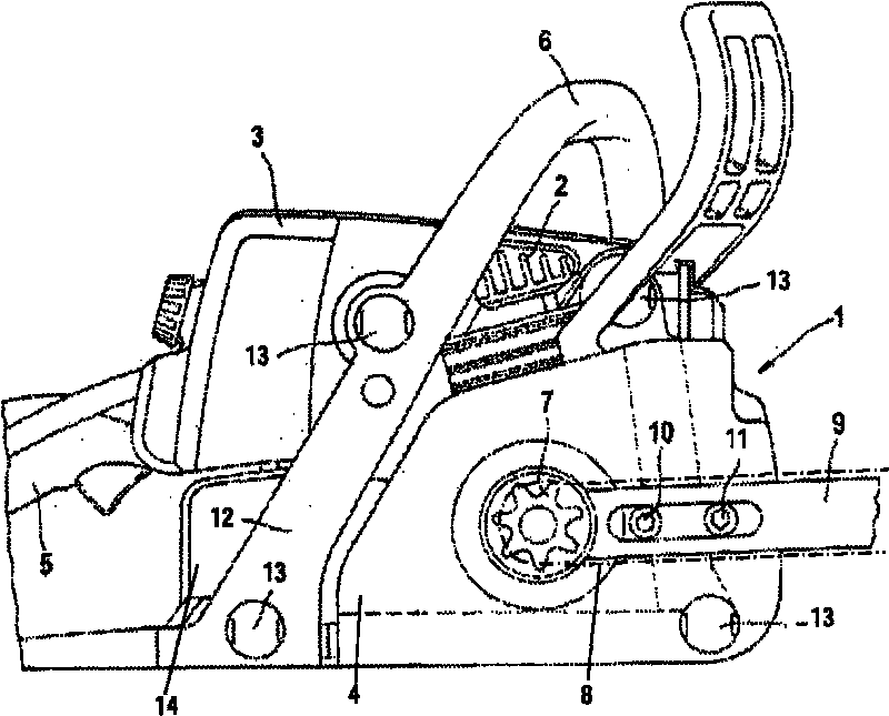 Handheld machine tool and manufacturing method thereof