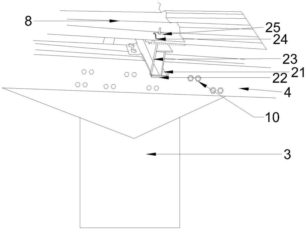 Fabricated house with steel structure frame and assembly process