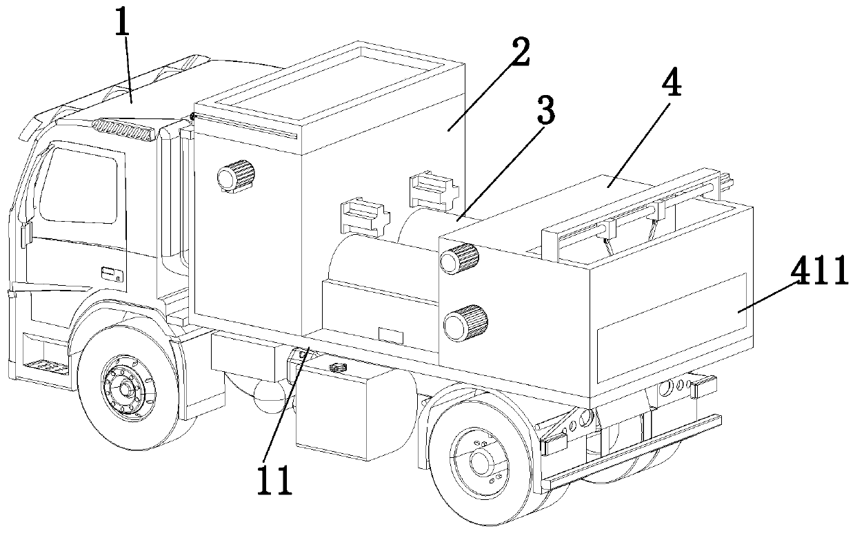 Garbage disposal transport cart