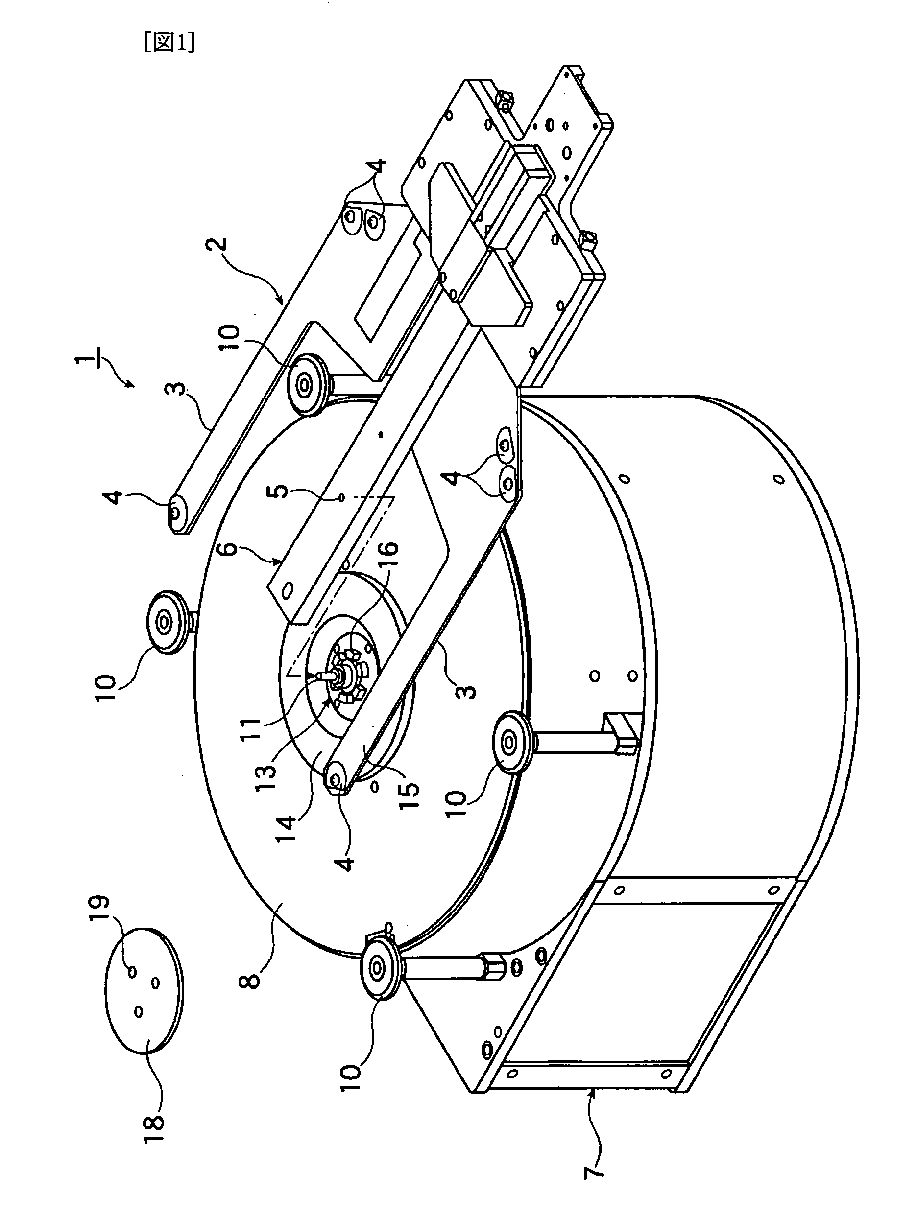 Device amd method for teaching work delivery position to robot