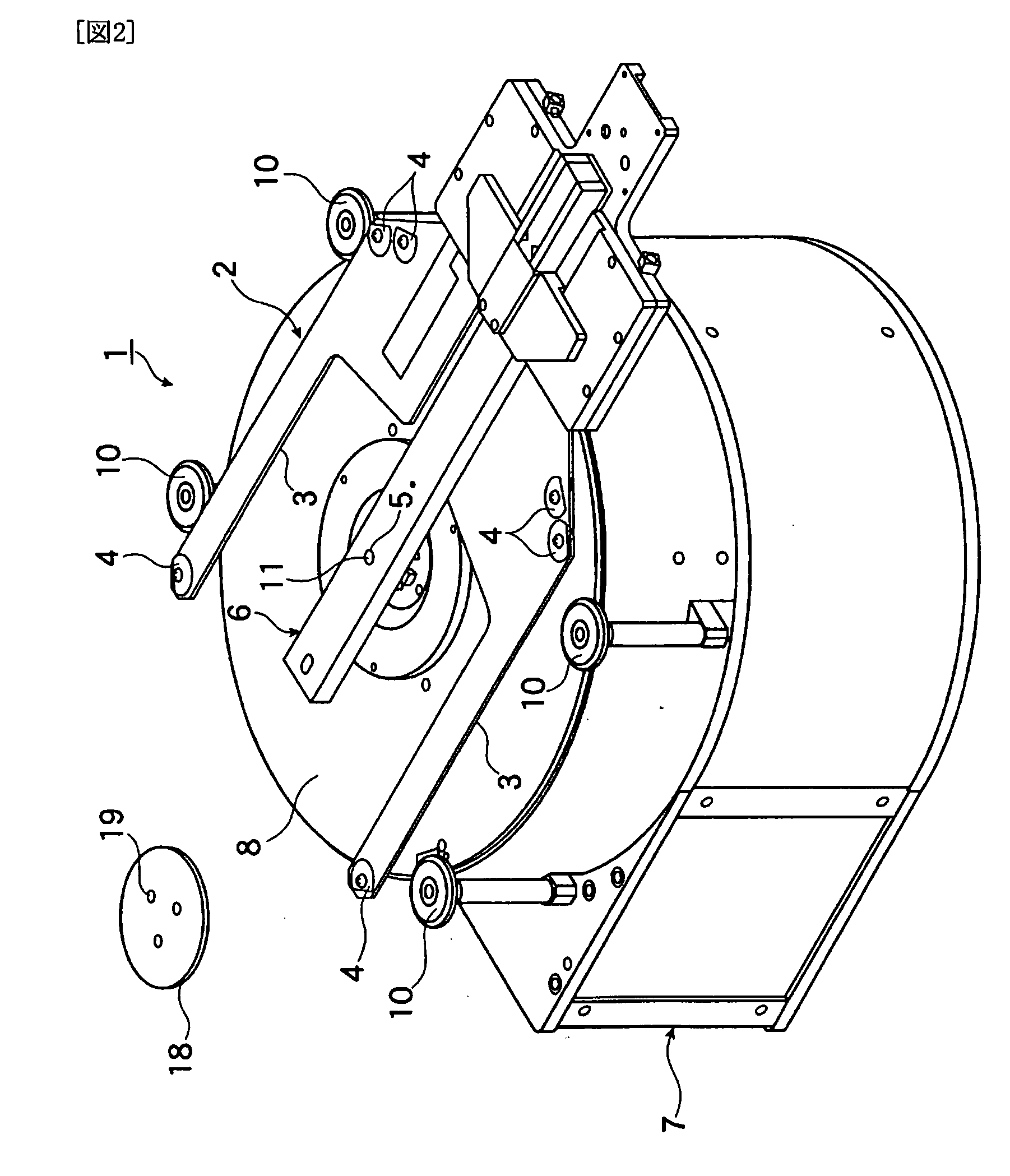 Device amd method for teaching work delivery position to robot