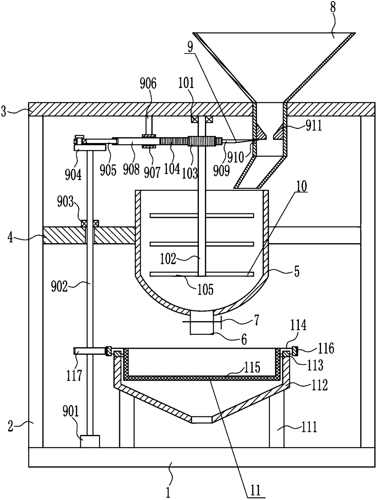 Aloe juice extraction equipment for cosmetics