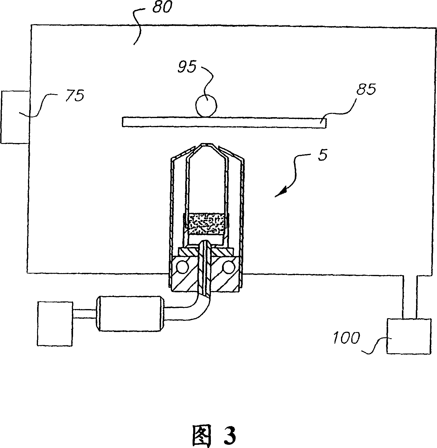 Method for vaporizing fluidized organic materials