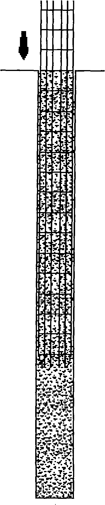 Rotating extrusion concrete filling pile construction method and equipment