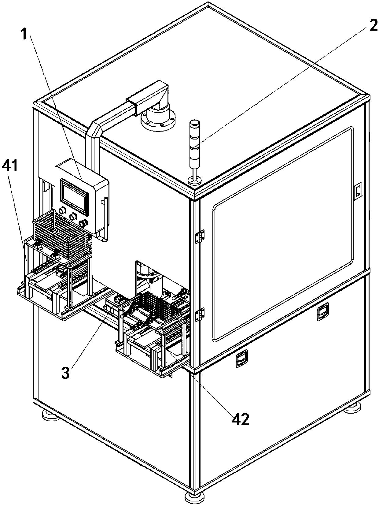 Intelligent flexible automatic assembly system for drill bit assembly