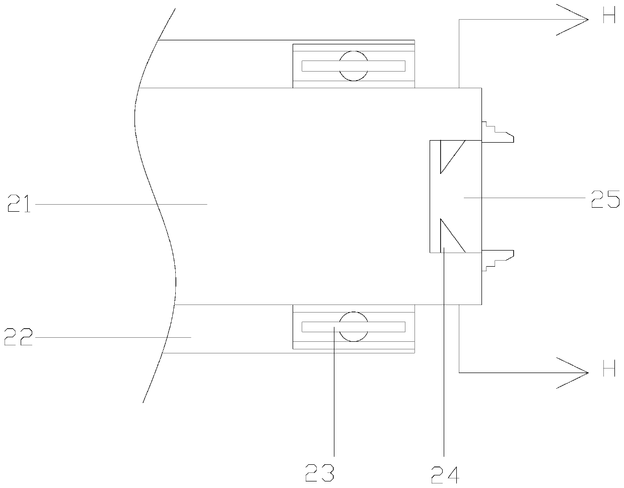 Resistance positioning detection hydraulic lathe for bearing processing