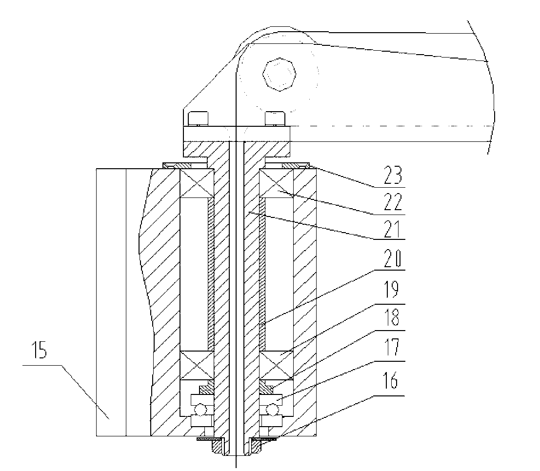 Folding wings pneumatic loading unfolding experiment device