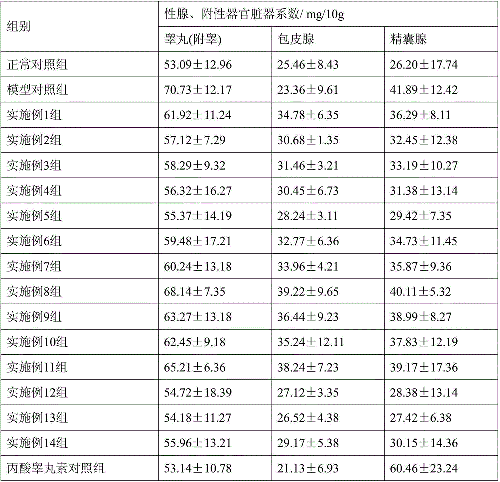 Food composition for preventing and treating deficiency of kidney yang as well as application thereof