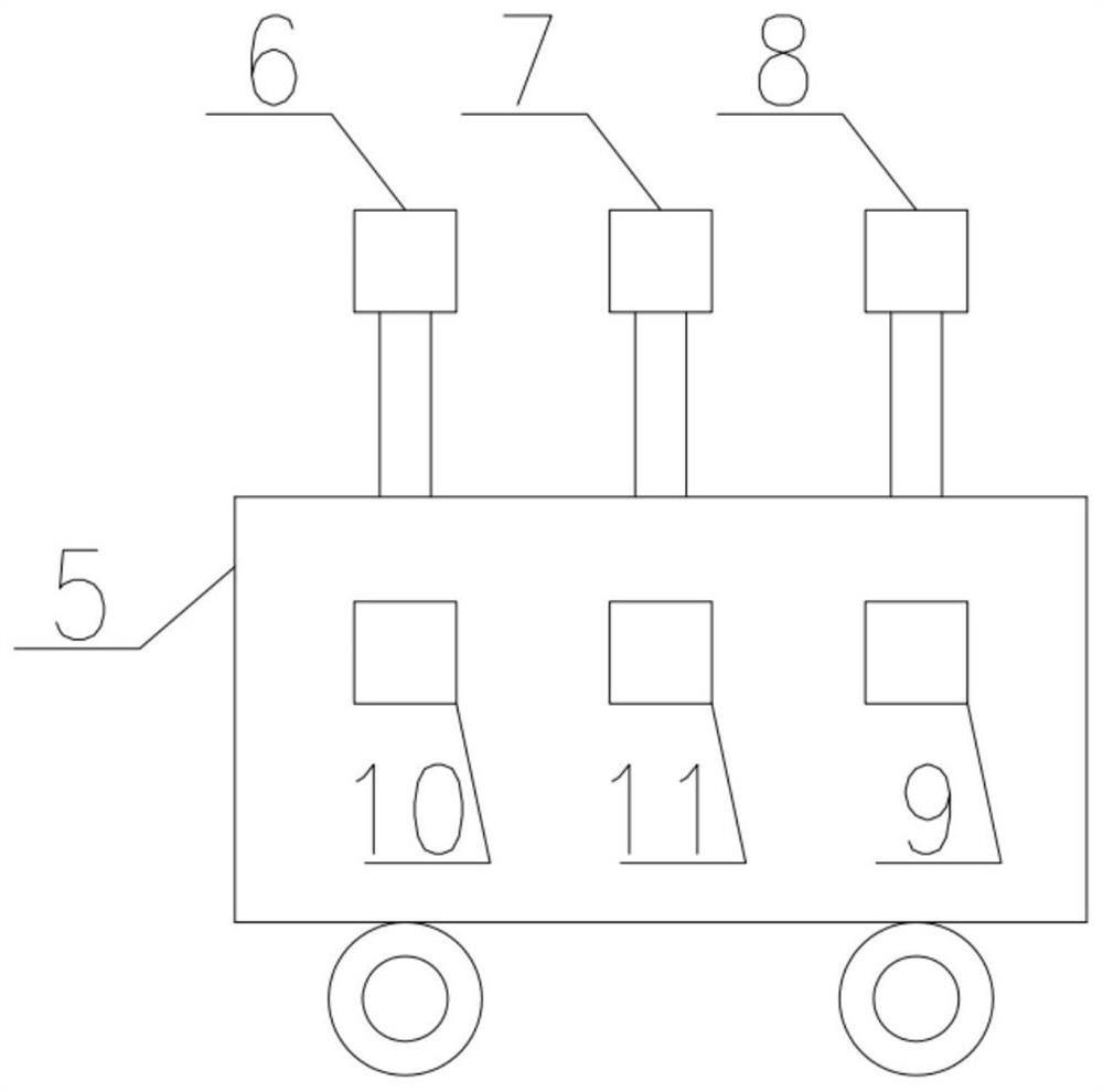 Time-sharing antifreeze control method for indirect air cooling tower