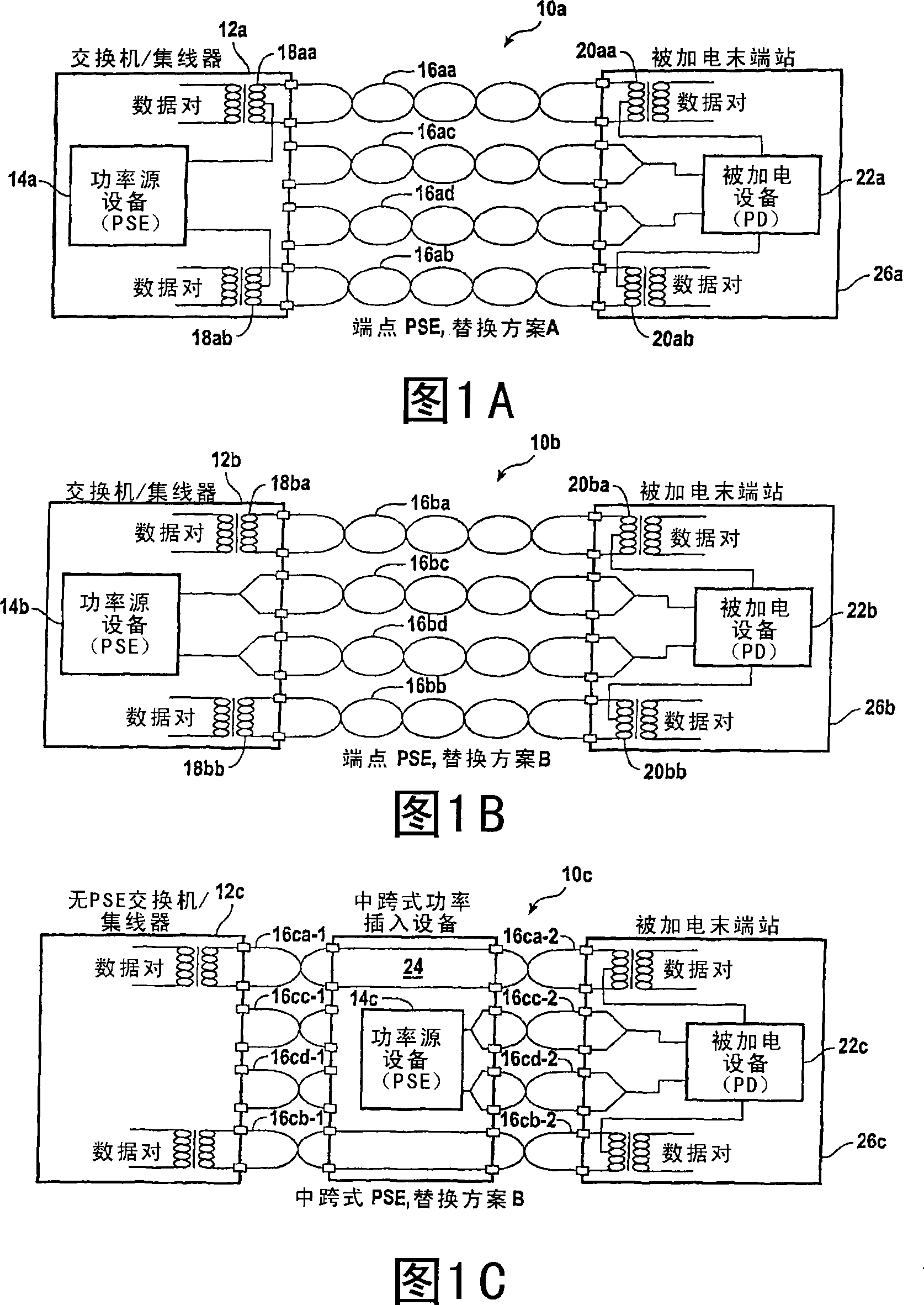 Power management for serial-powered device connections