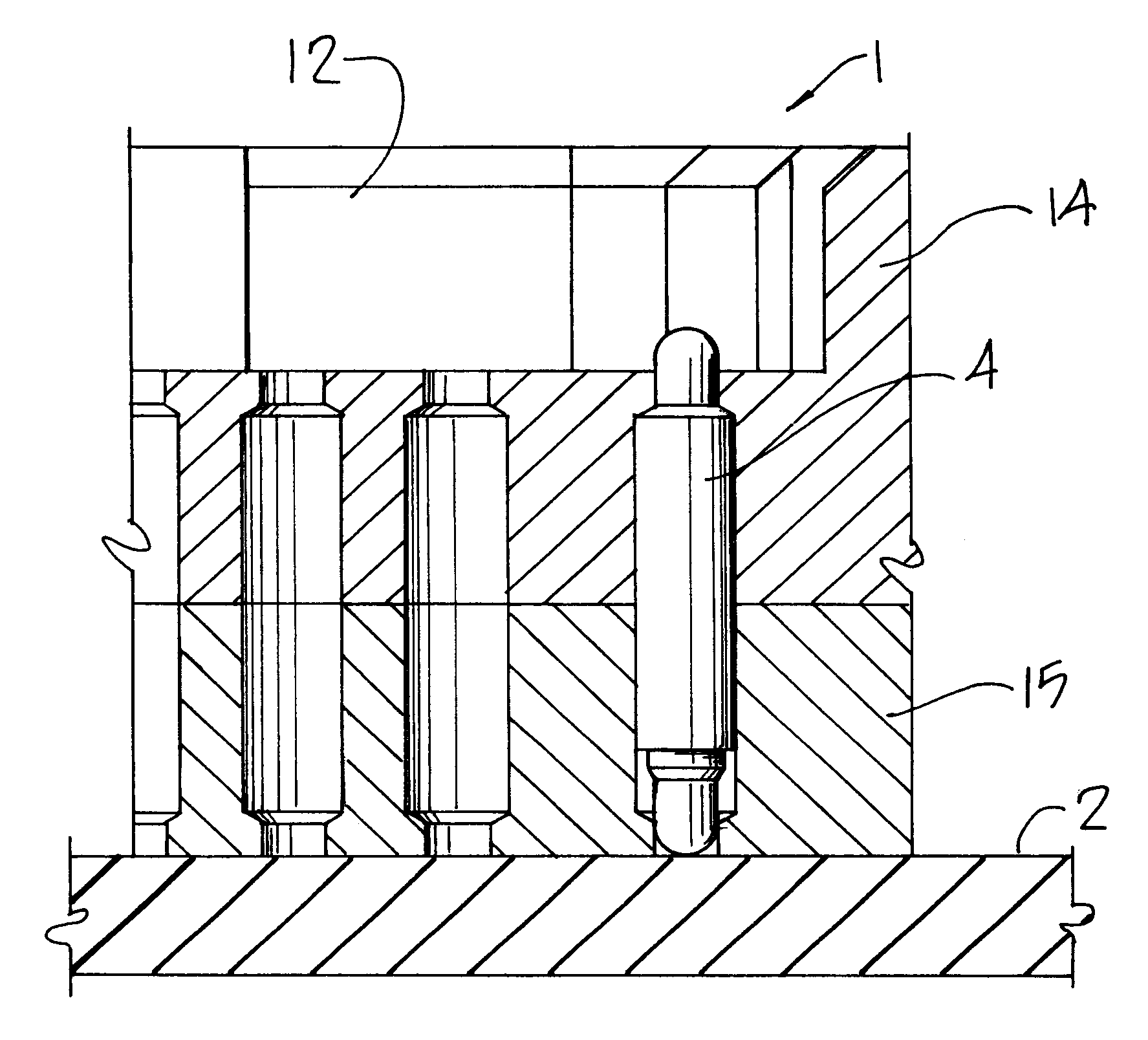 Probe and test socket assembly