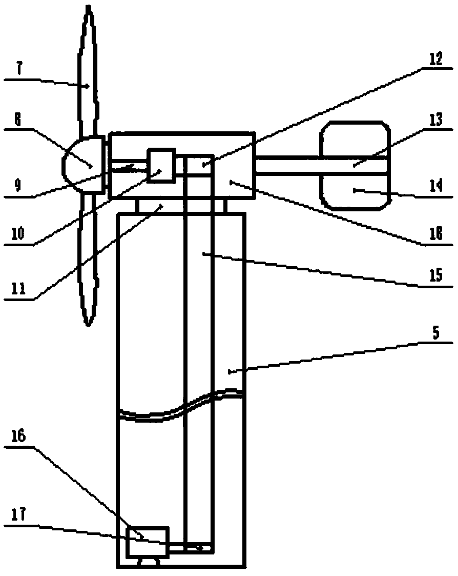 Novel wind-tidal combined power generation device