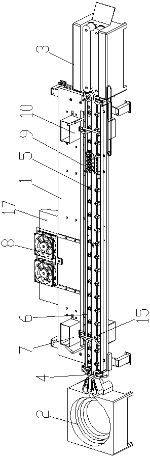 High-temperature inductance paint-removing tin-soldering integrated machine