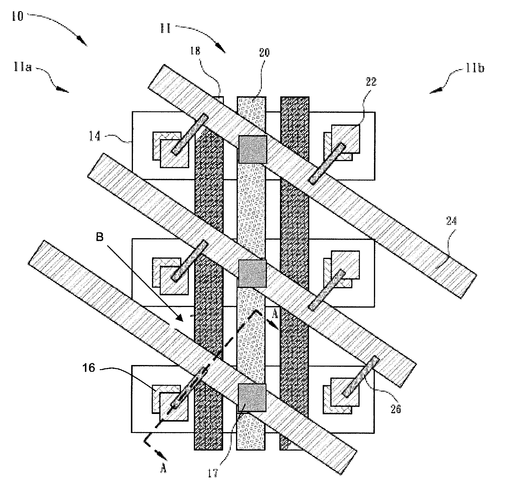 Single-mask phase change memory element