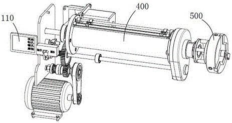 Kinetic energy input control device applied to multi-axis numerical control machine tool