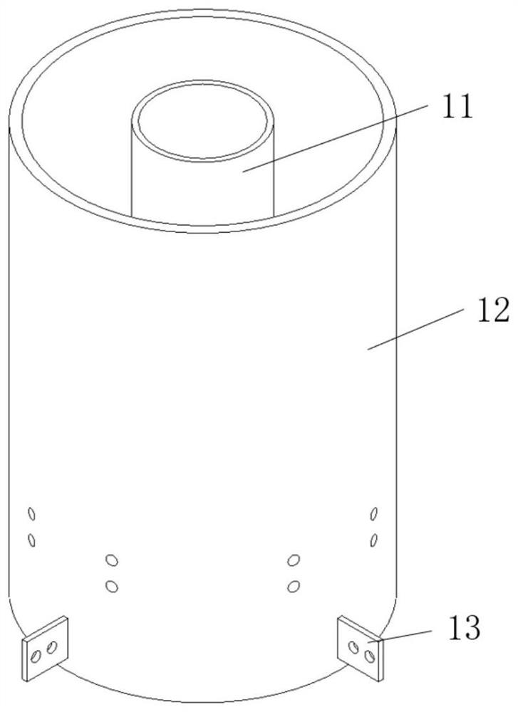 Double-steel-pipe concrete beam-column joint with built-in FRP rib connecting device and mounting method