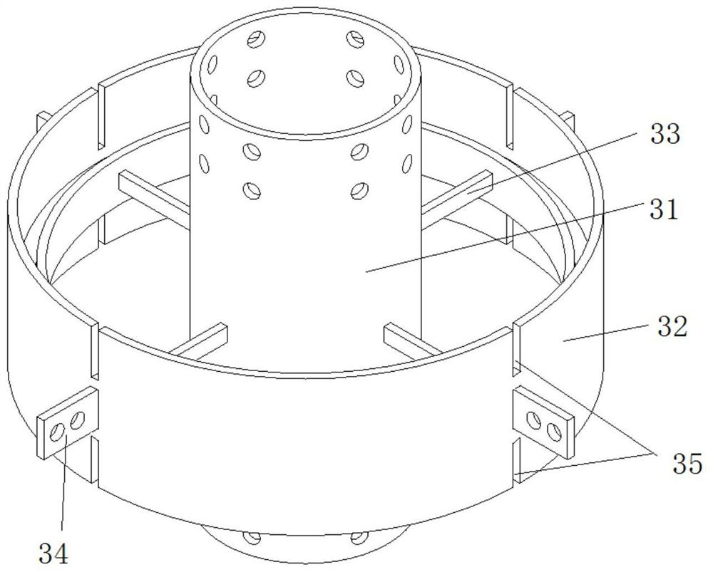 Double-steel-pipe concrete beam-column joint with built-in FRP rib connecting device and mounting method