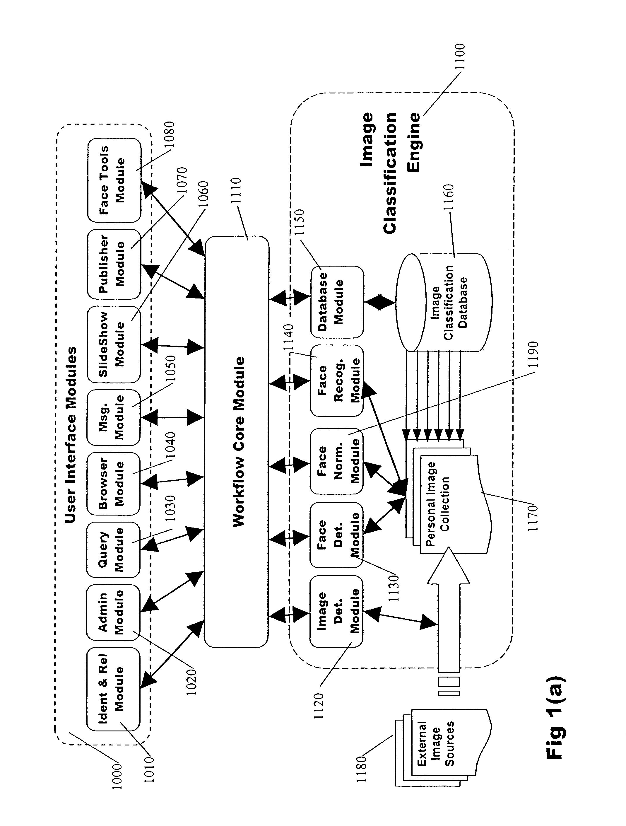 Classification database for consumer digital images